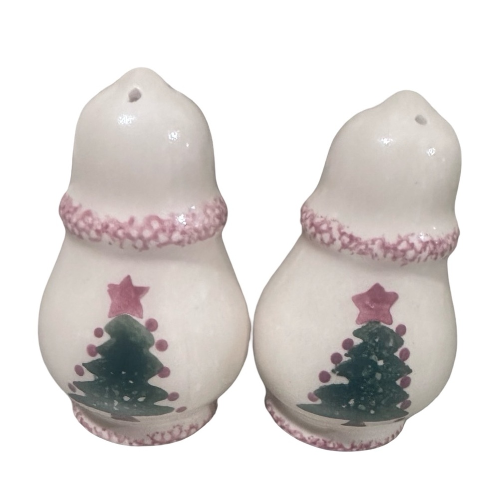 Spode England Holiday Salt & Pepper Christmas Shakers